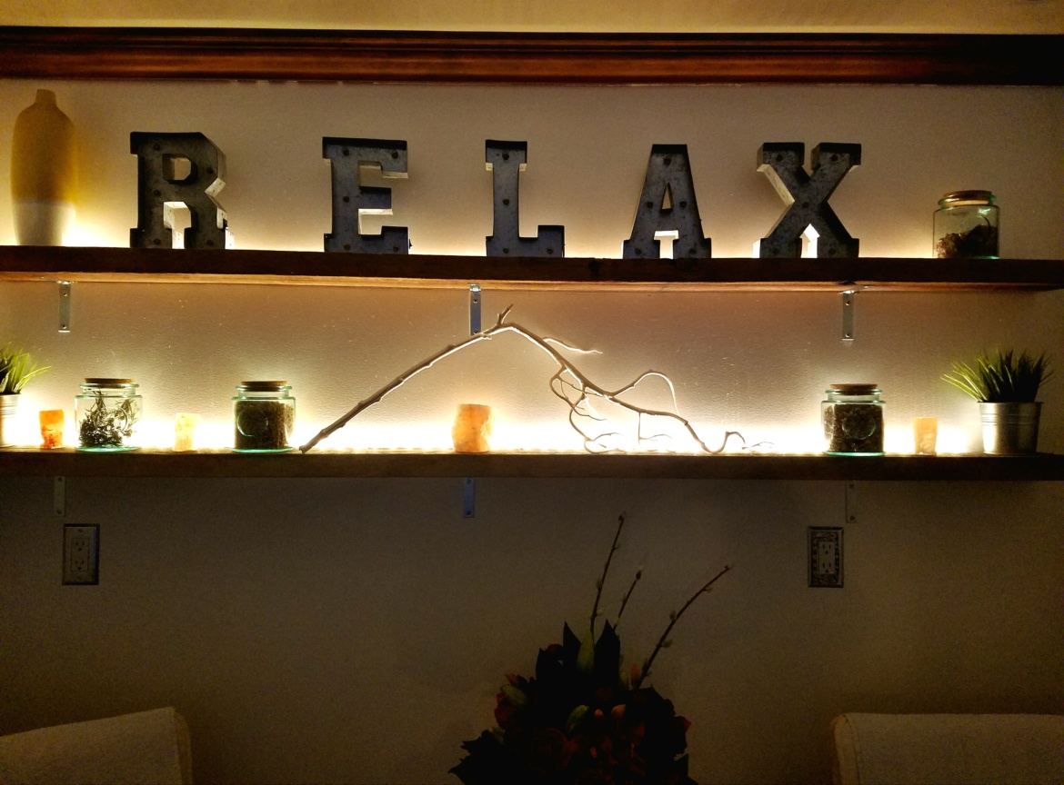 A relaxing room setting