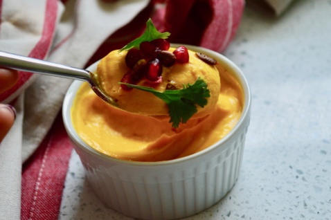 creamy roasted squash and apple bisque