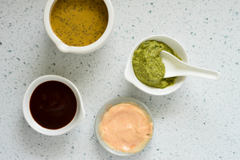 the best healthy sauces, dips, dressings and condiments