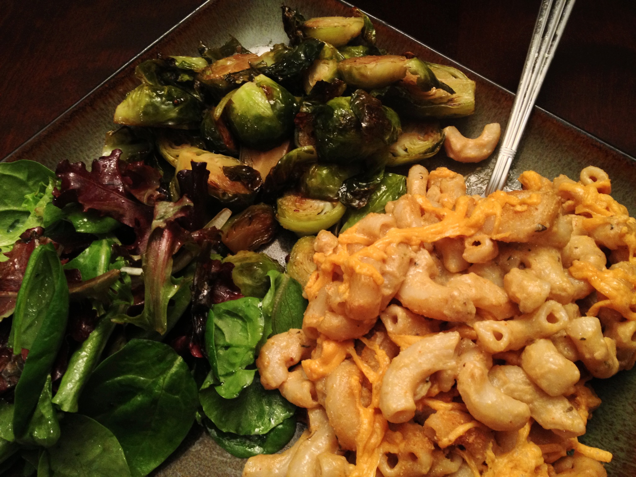 Crispy Roasted Brussel Sprouts with MapleSoySriracha Glaze so fresh