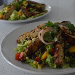 Two plates of Mexican Fiesta salads