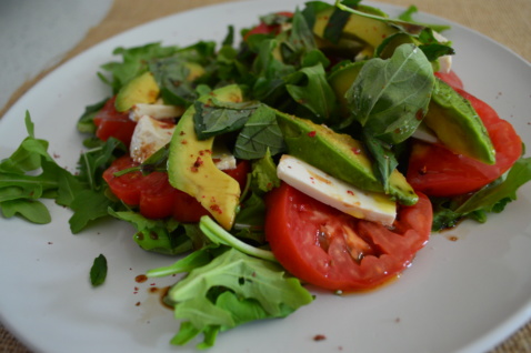 Vegan Avocado Caprese Salad