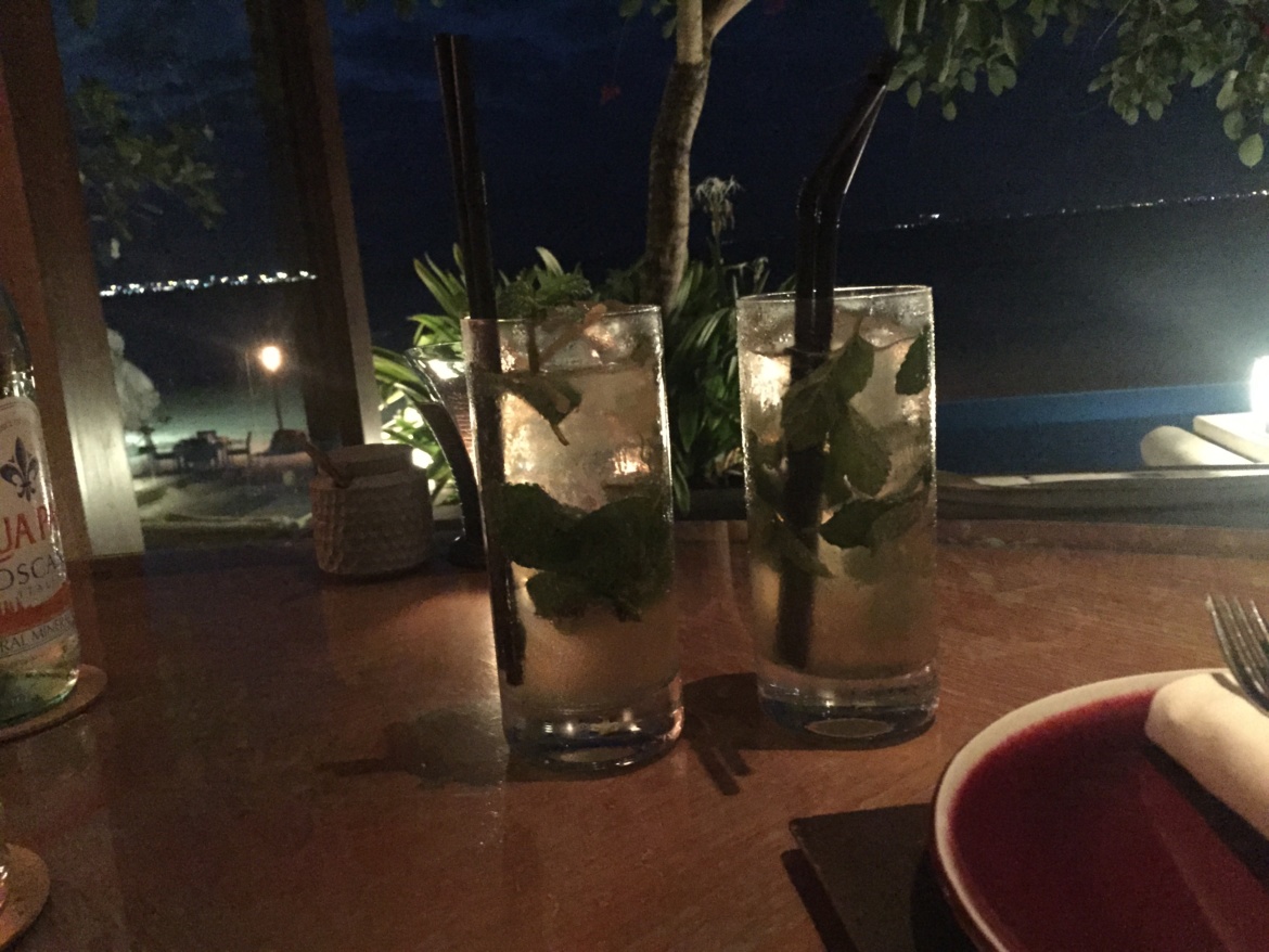 Honey & Ginger Cocktails at the beach
