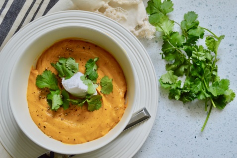 paleo turmeric sweet potato soup