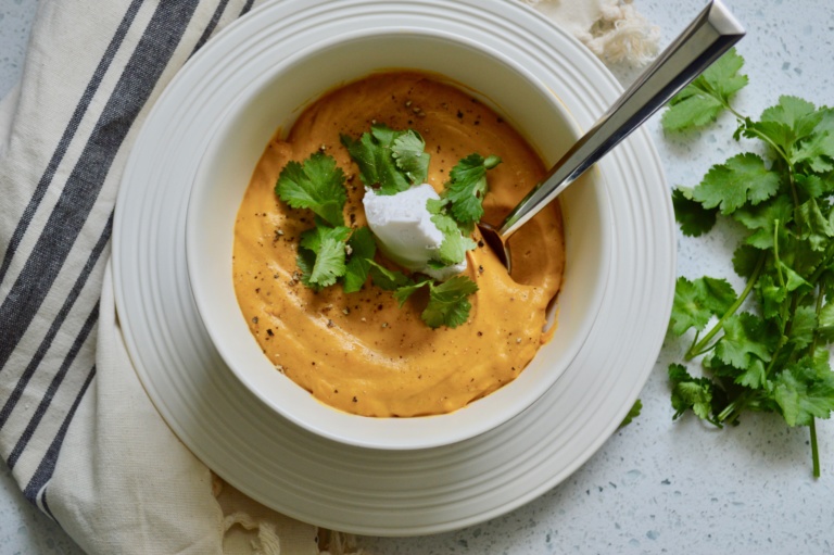 Turmeric Coconut Sweet Potato Soup