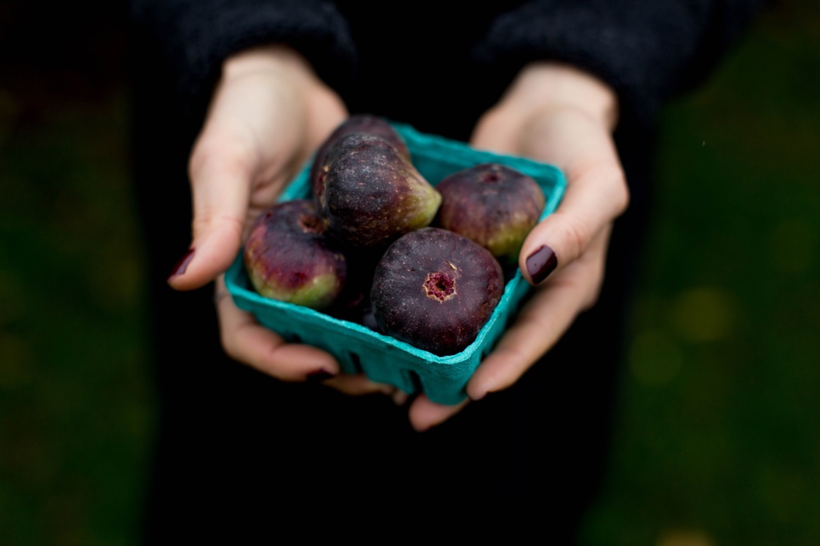 Lauren holding fresh figs