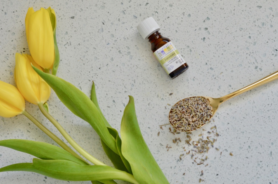 lavender and essential oils as bedtime essentials