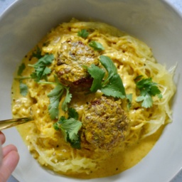 healthy lamb meatball dish