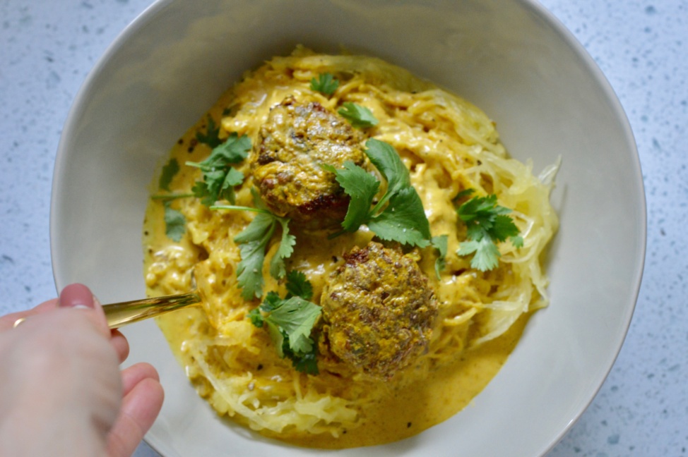 healthy lamb meatball dish