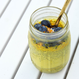 golden milk chia seed pudding