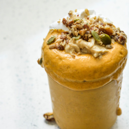 creamy sweet potato cashew butter smoothie