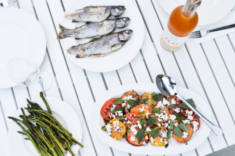 summer dinners al fresco