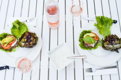 lamb burgers al fresco