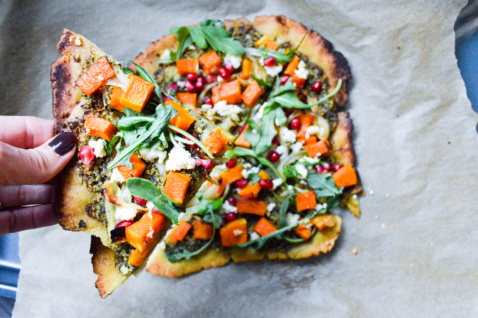 paleo pesto pizza