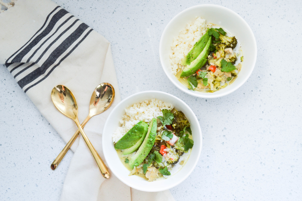 Avocado Green Curry -- Paleo/ whole30