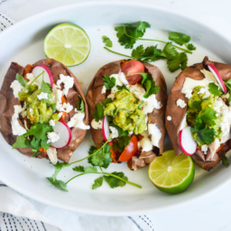 stuffed sweet potatoes
