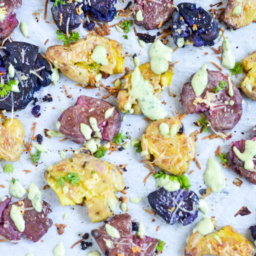 paleo crispy smashed potatoes