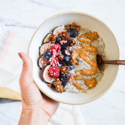 chia seed pudding parfait