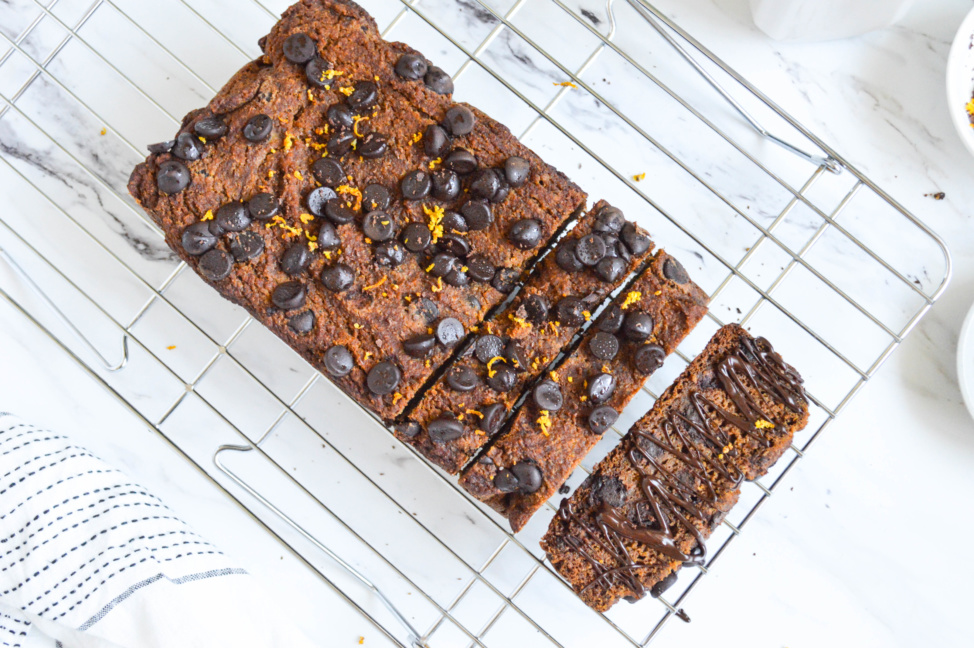 dark chocolate chip pumpkin bread