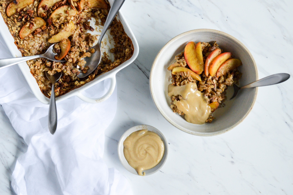 Make-ahead oatmeal bake