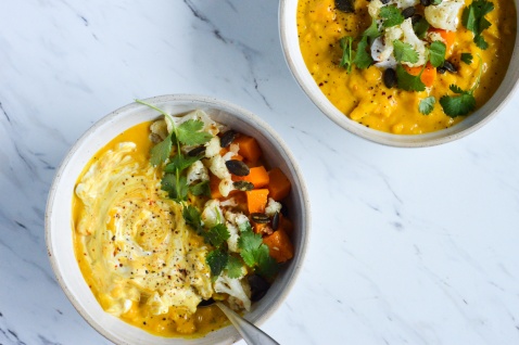 vegan chickpea curry soup
