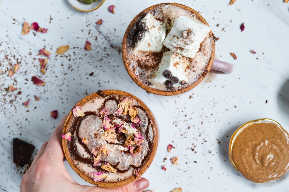 healthy, dairy-free hot cocoa