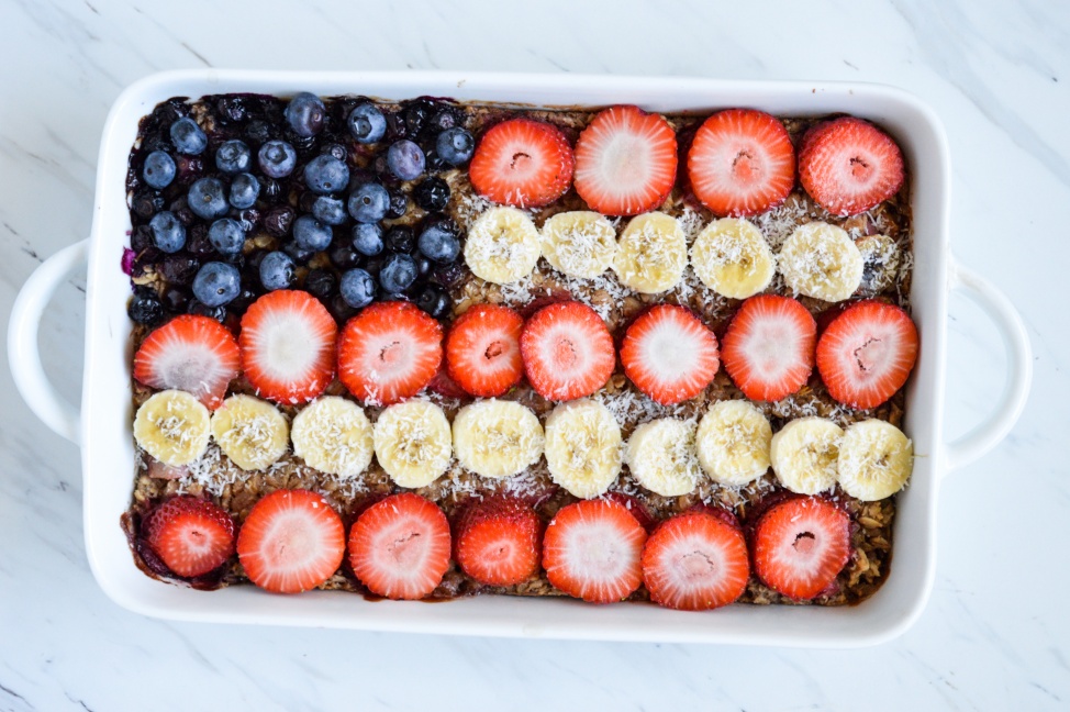 berry oat bake