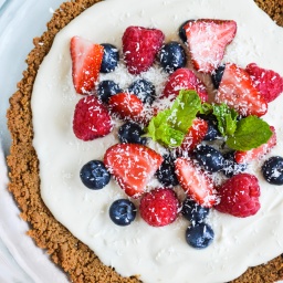cbd pie with graham cracker crust