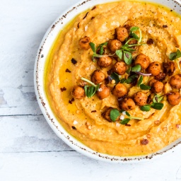 vegan pumpkin hummus