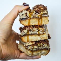 paleo pecan pie gooey bars
