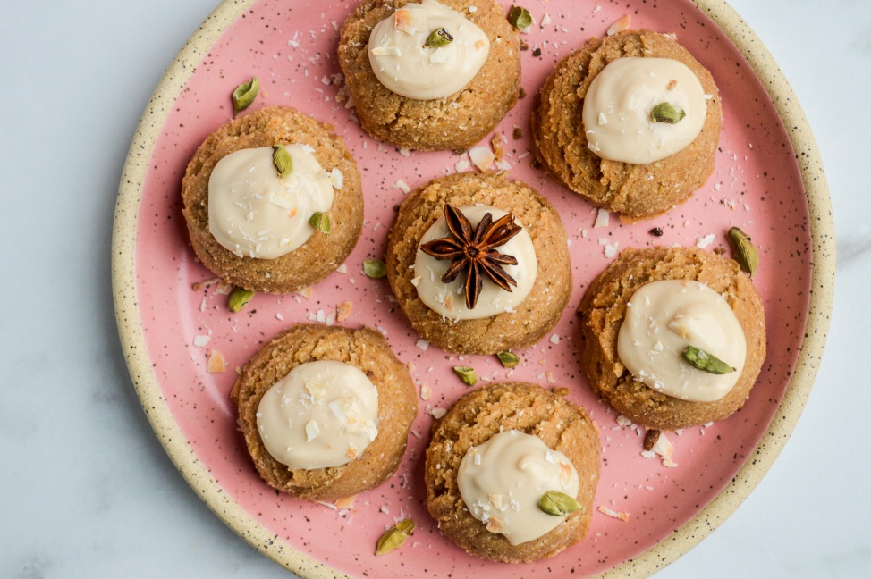 vegan eggnog cookie dough