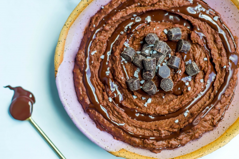 healthy brownie batter