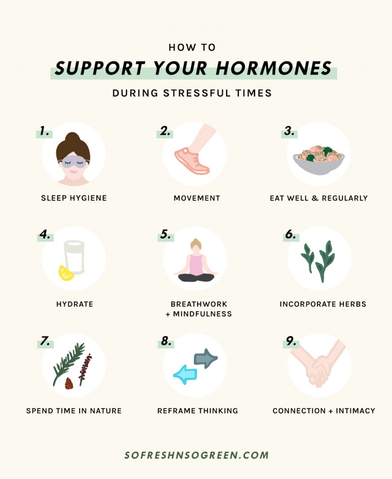 How To Support Your Hormones During Stressful Times » So Fresh N So Green