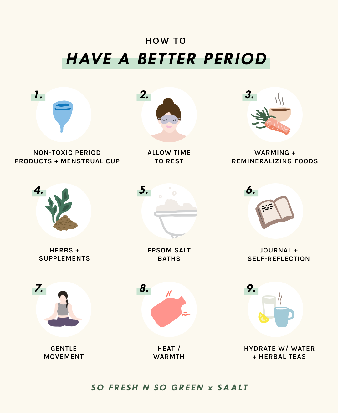 reduce pms and have a better period