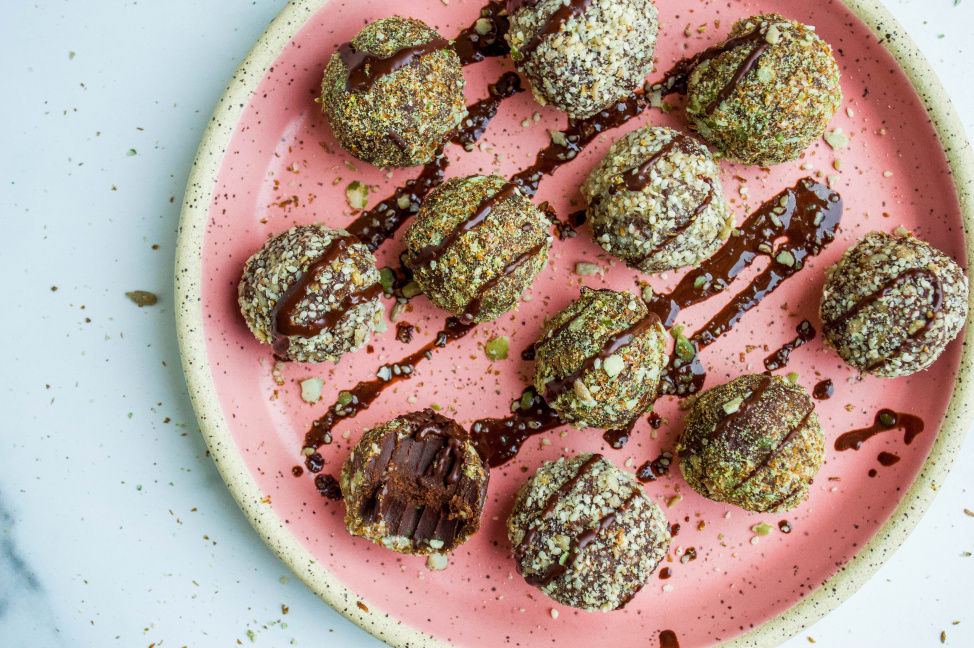 dark chocolate truffles