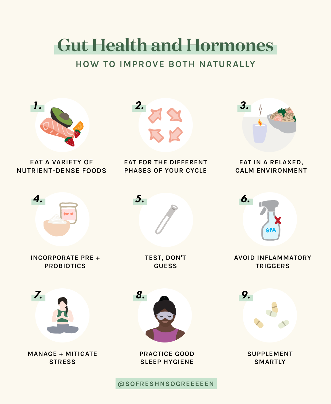 gut health and hormones, how to improve both naturally