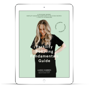 Fertility Boosting Fundamentals Guide - E Book
