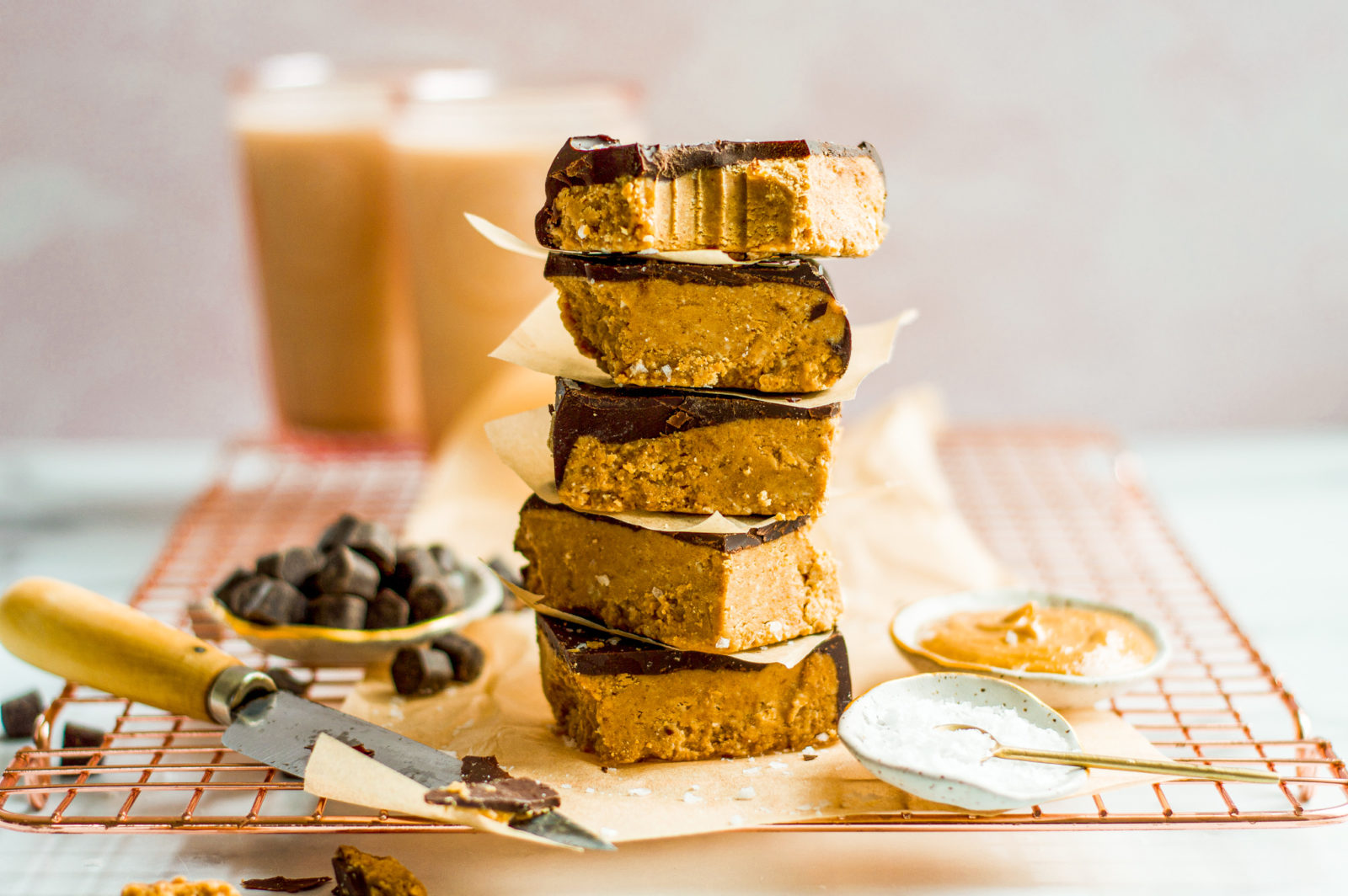 The BEST Healthy Peanut Butter Protein Bar Recipe » So Fresh N So Green